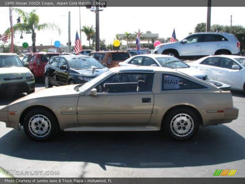 Aspen Gold Metallic / Beige 1986 Nissan 300ZX Coupe