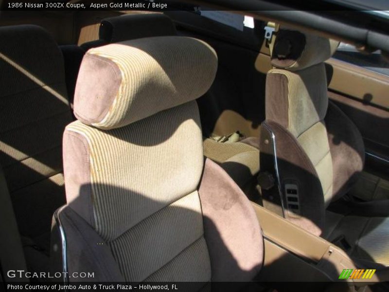 Aspen Gold Metallic / Beige 1986 Nissan 300ZX Coupe