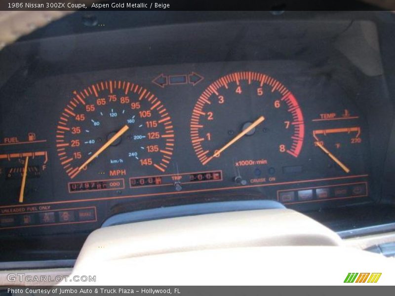  1986 300ZX Coupe Coupe Gauges