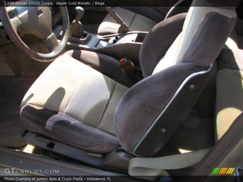  1986 300ZX Coupe Beige Interior