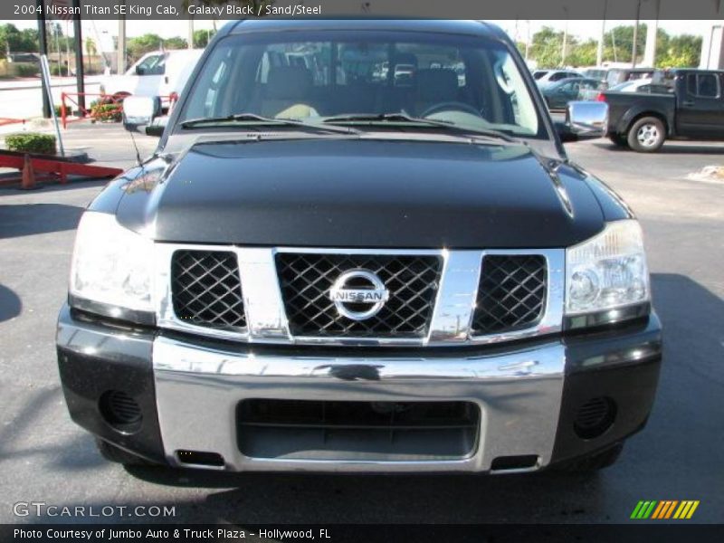 Galaxy Black / Sand/Steel 2004 Nissan Titan SE King Cab