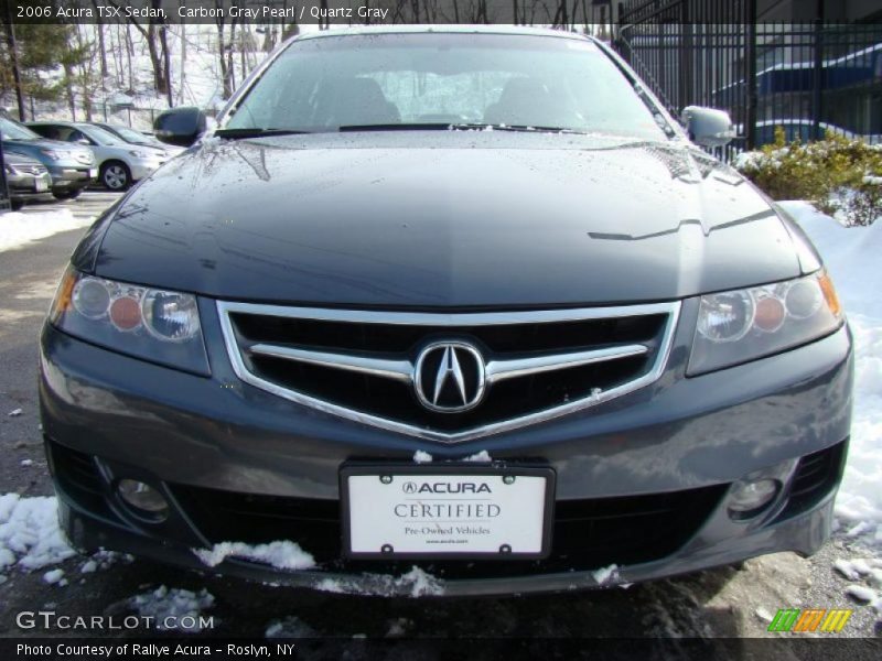 Carbon Gray Pearl / Quartz Gray 2006 Acura TSX Sedan