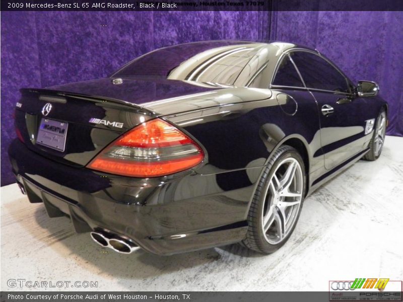 Black / Black 2009 Mercedes-Benz SL 65 AMG Roadster