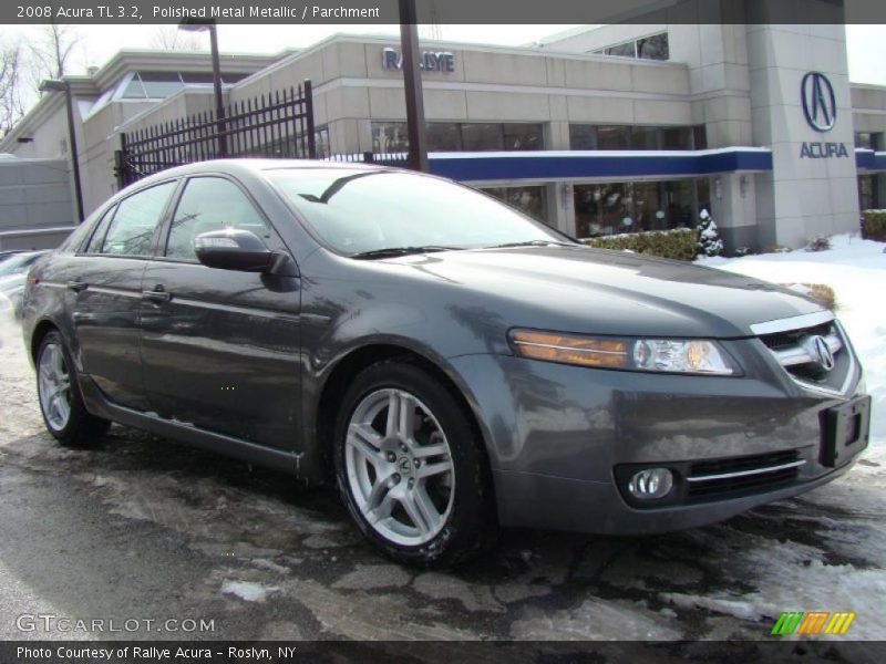 Polished Metal Metallic / Parchment 2008 Acura TL 3.2