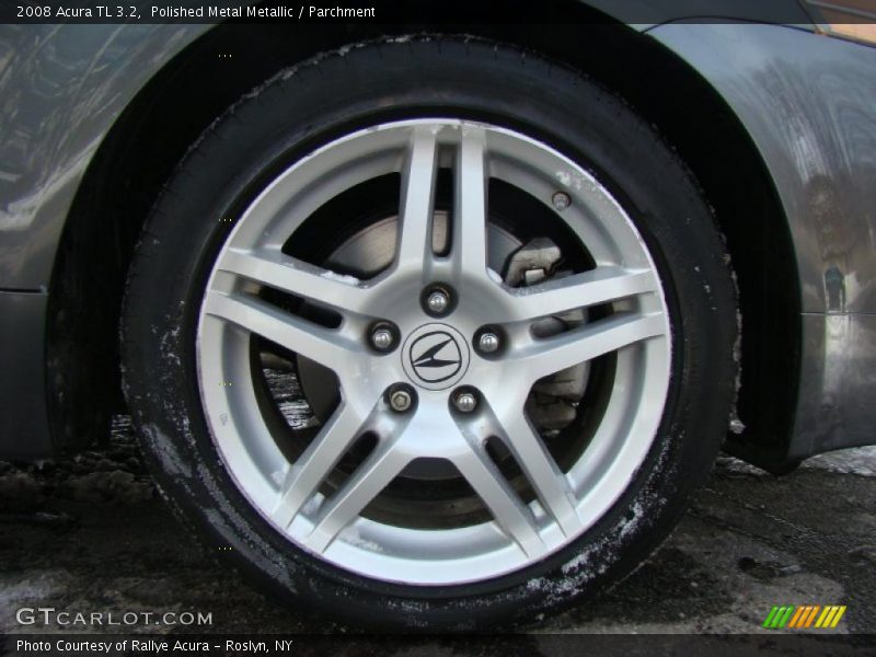 Polished Metal Metallic / Parchment 2008 Acura TL 3.2