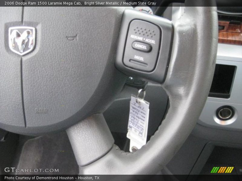 Bright Silver Metallic / Medium Slate Gray 2006 Dodge Ram 1500 Laramie Mega Cab