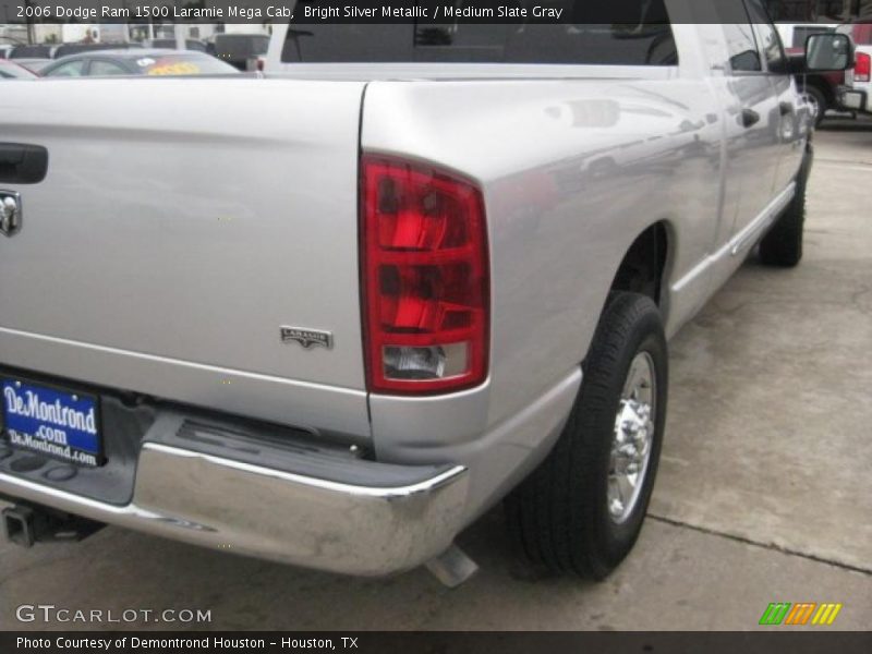 Bright Silver Metallic / Medium Slate Gray 2006 Dodge Ram 1500 Laramie Mega Cab