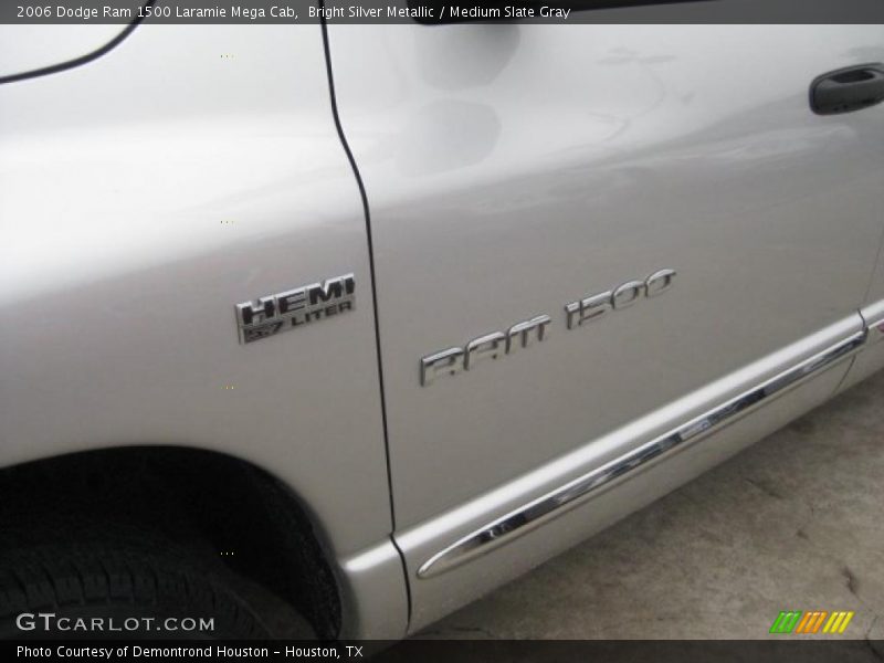 Bright Silver Metallic / Medium Slate Gray 2006 Dodge Ram 1500 Laramie Mega Cab