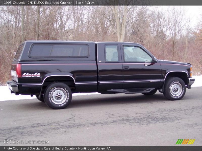 Black / Gray 1995 Chevrolet C/K K1500 Extended Cab 4x4