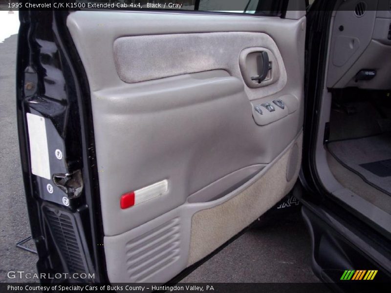 Black / Gray 1995 Chevrolet C/K K1500 Extended Cab 4x4
