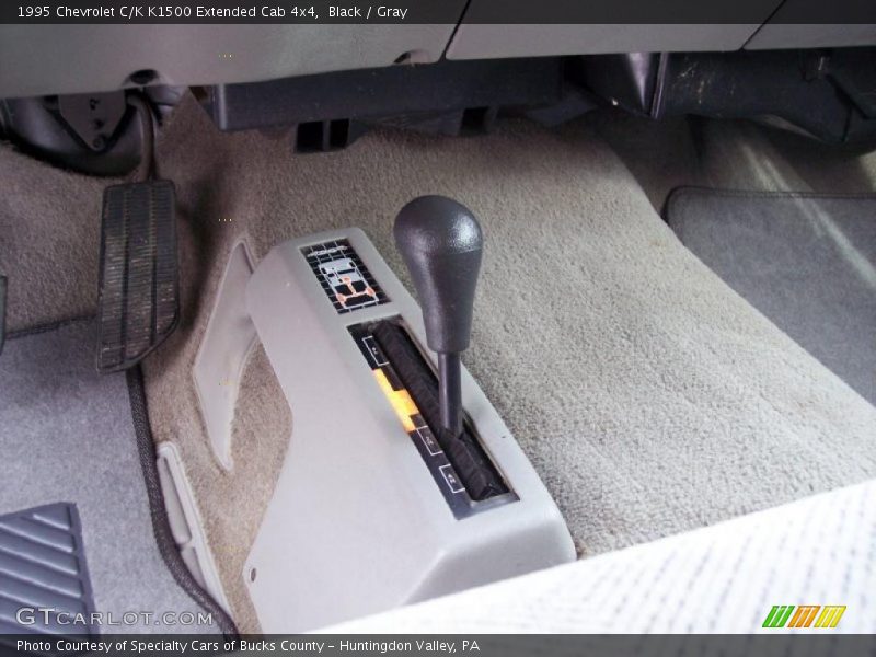 Black / Gray 1995 Chevrolet C/K K1500 Extended Cab 4x4