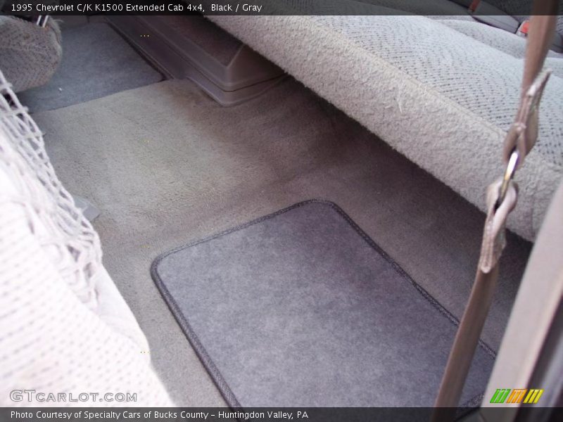 Black / Gray 1995 Chevrolet C/K K1500 Extended Cab 4x4