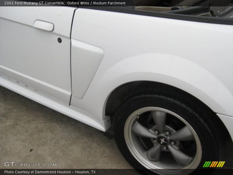 Oxford White / Medium Parchment 2001 Ford Mustang GT Convertible