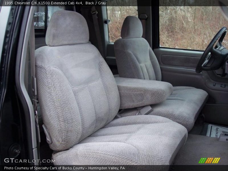 Black / Gray 1995 Chevrolet C/K K1500 Extended Cab 4x4