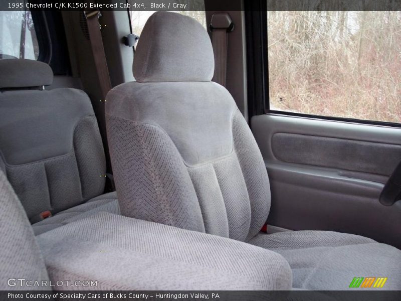 Black / Gray 1995 Chevrolet C/K K1500 Extended Cab 4x4