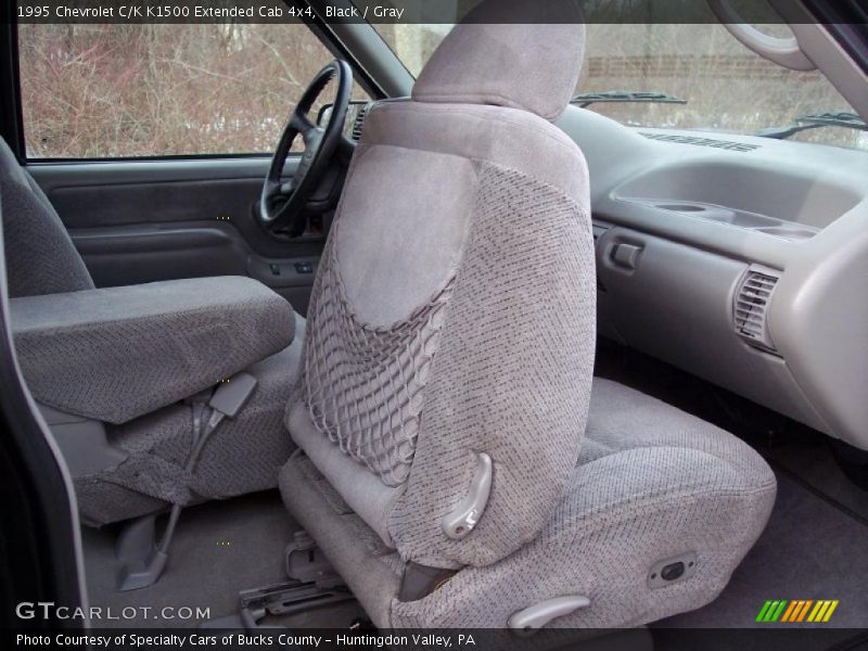 Black / Gray 1995 Chevrolet C/K K1500 Extended Cab 4x4