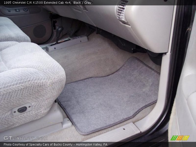 Black / Gray 1995 Chevrolet C/K K1500 Extended Cab 4x4