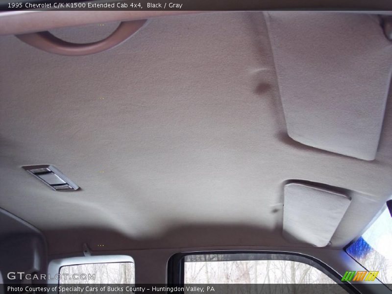 Black / Gray 1995 Chevrolet C/K K1500 Extended Cab 4x4