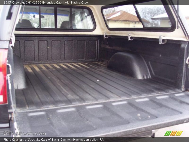 Black / Gray 1995 Chevrolet C/K K1500 Extended Cab 4x4