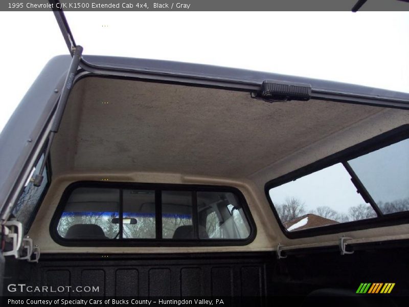 Black / Gray 1995 Chevrolet C/K K1500 Extended Cab 4x4