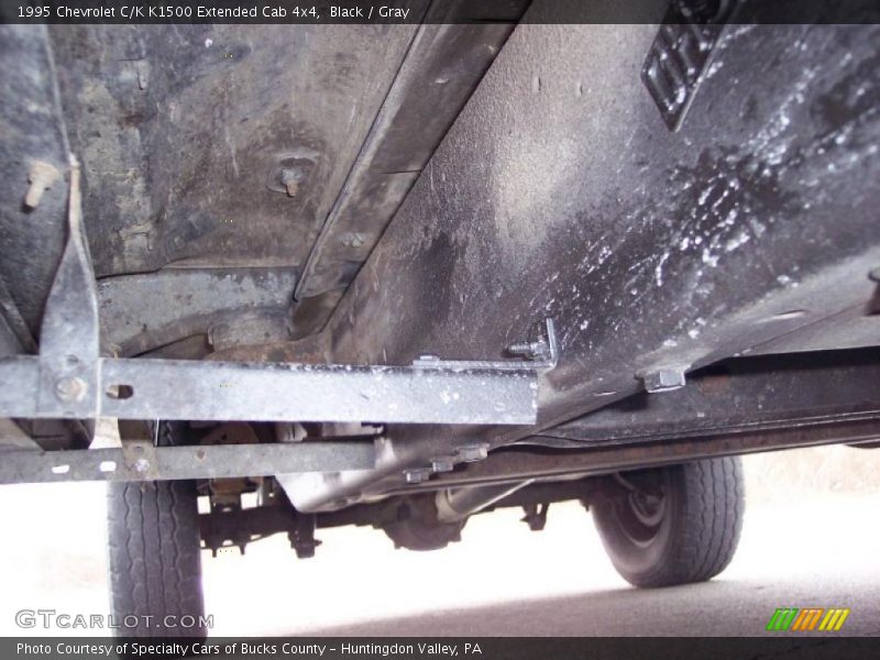 Black / Gray 1995 Chevrolet C/K K1500 Extended Cab 4x4