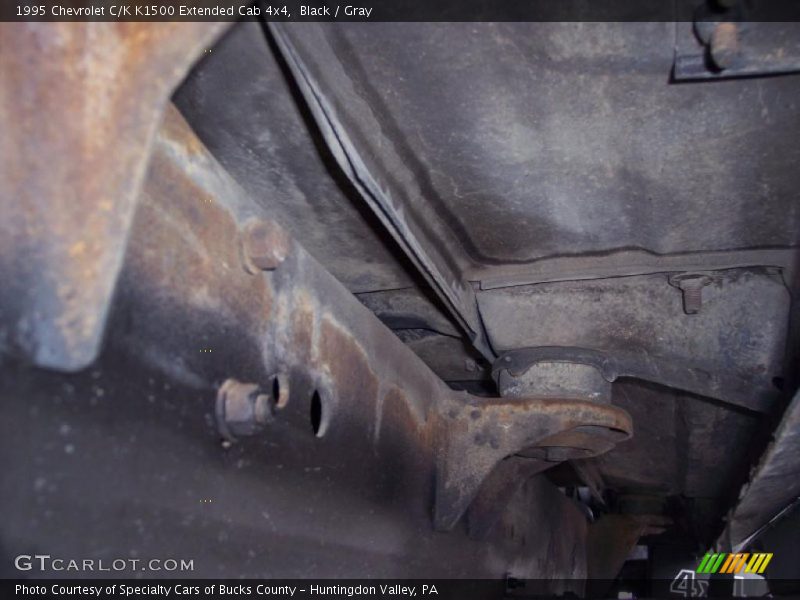 Black / Gray 1995 Chevrolet C/K K1500 Extended Cab 4x4