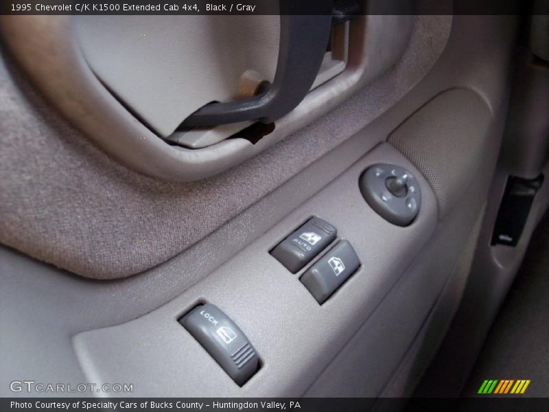 Black / Gray 1995 Chevrolet C/K K1500 Extended Cab 4x4