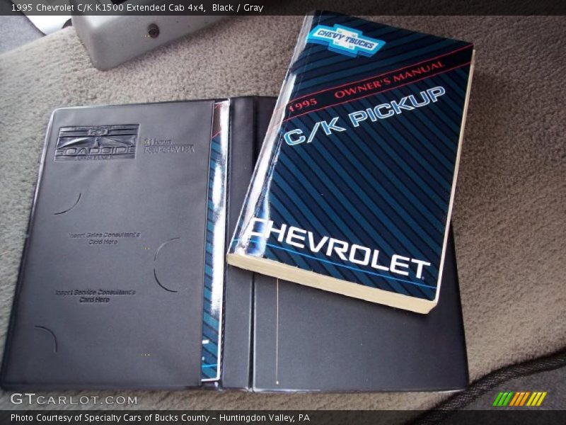 Black / Gray 1995 Chevrolet C/K K1500 Extended Cab 4x4