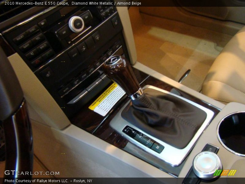  2010 E 550 Coupe 7 Speed Automatic Shifter