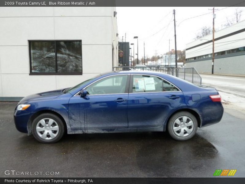 Blue Ribbon Metallic / Ash 2009 Toyota Camry LE