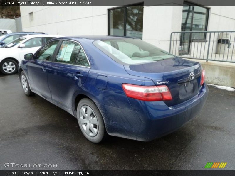 Blue Ribbon Metallic / Ash 2009 Toyota Camry LE
