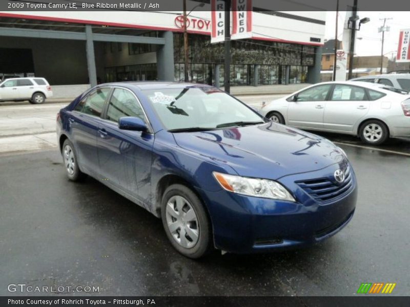 Blue Ribbon Metallic / Ash 2009 Toyota Camry LE