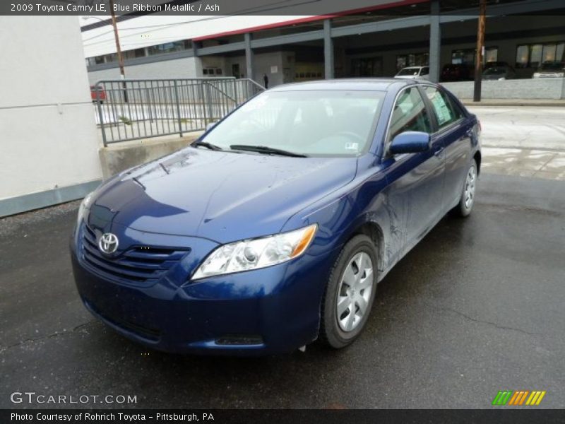 Blue Ribbon Metallic / Ash 2009 Toyota Camry LE