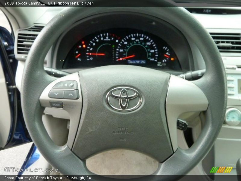 Blue Ribbon Metallic / Ash 2009 Toyota Camry LE