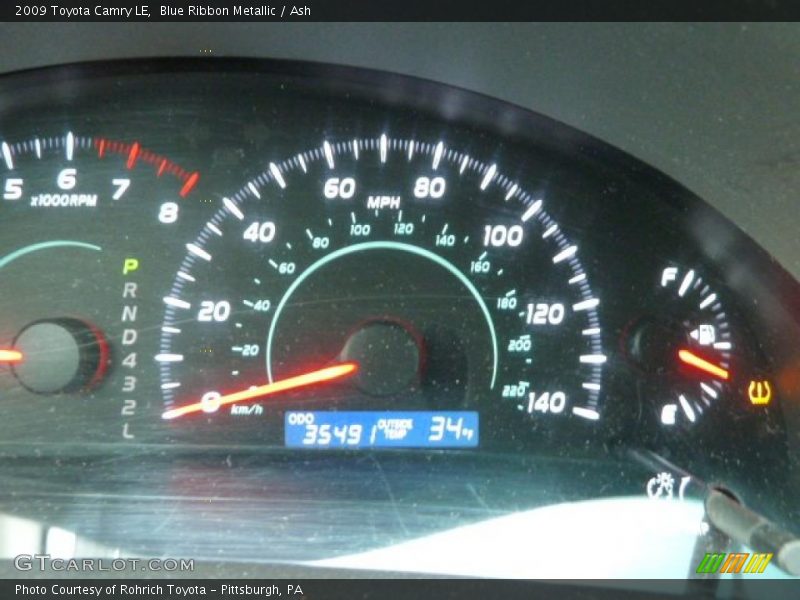 Blue Ribbon Metallic / Ash 2009 Toyota Camry LE