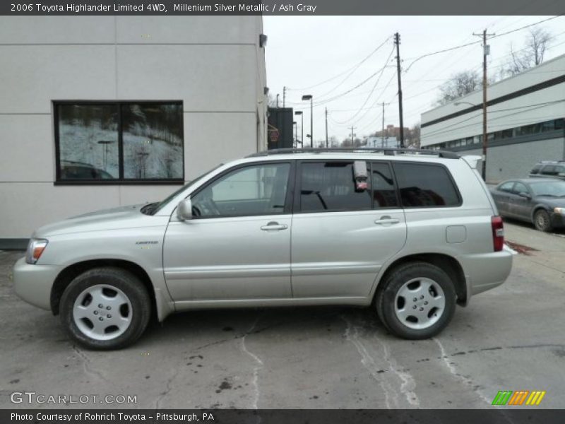 Millenium Silver Metallic / Ash Gray 2006 Toyota Highlander Limited 4WD