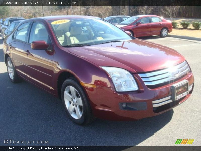 Redfire Metallic / Camel 2006 Ford Fusion SE V6