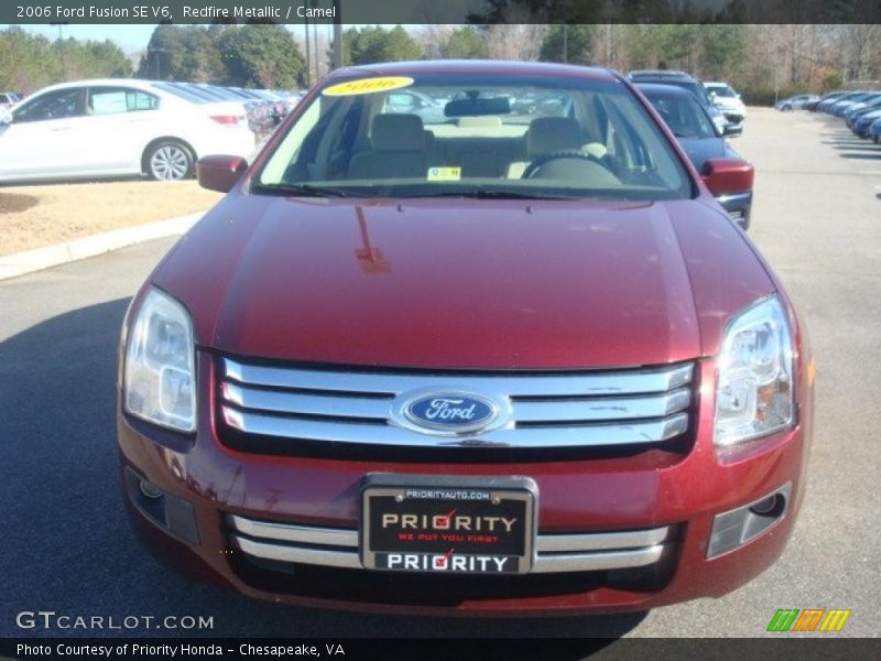 Redfire Metallic / Camel 2006 Ford Fusion SE V6