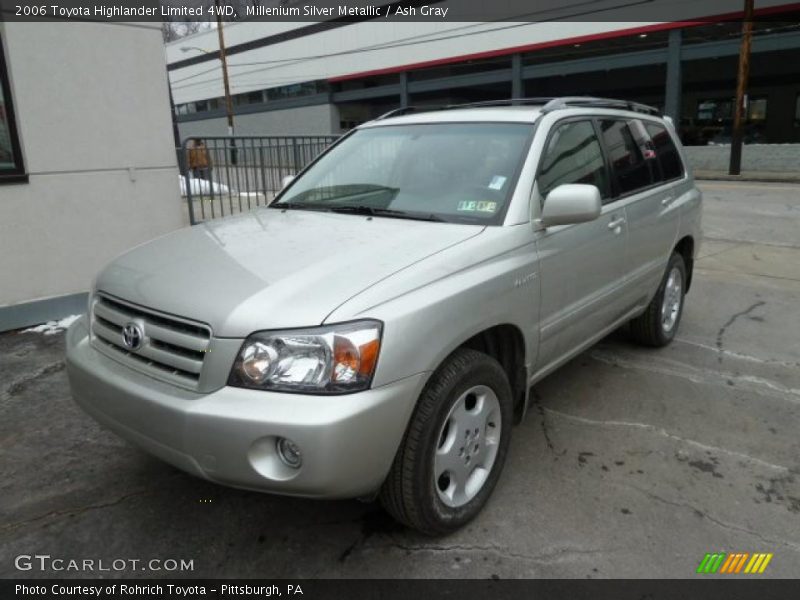 Millenium Silver Metallic / Ash Gray 2006 Toyota Highlander Limited 4WD