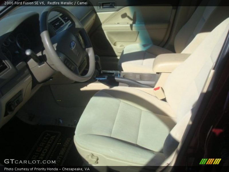 Redfire Metallic / Camel 2006 Ford Fusion SE V6