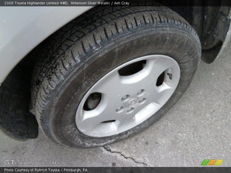 Millenium Silver Metallic / Ash Gray 2006 Toyota Highlander Limited 4WD