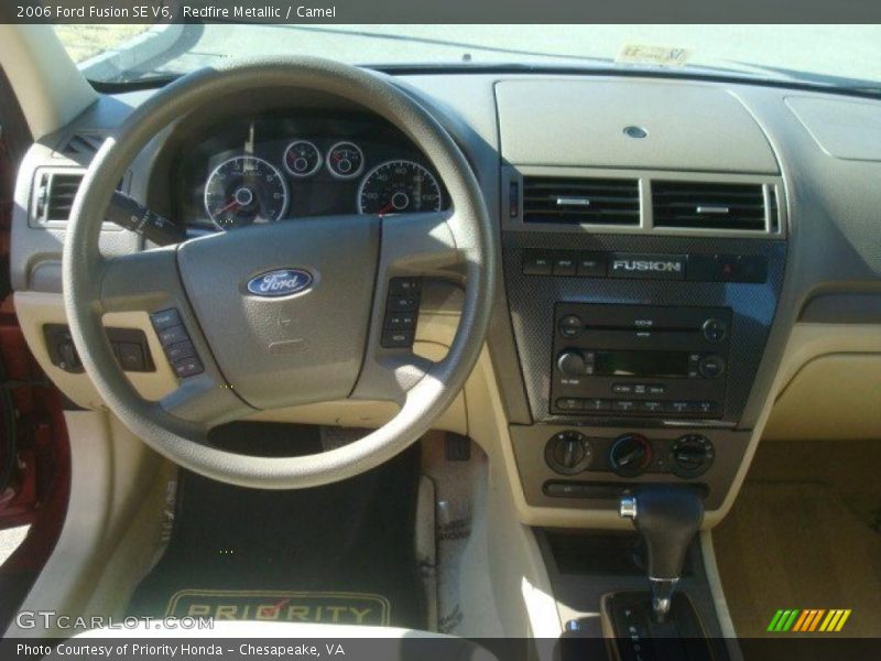 Redfire Metallic / Camel 2006 Ford Fusion SE V6