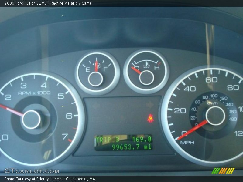 Redfire Metallic / Camel 2006 Ford Fusion SE V6