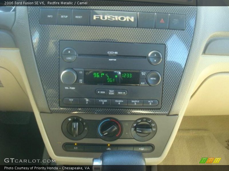 Redfire Metallic / Camel 2006 Ford Fusion SE V6