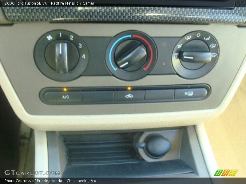 Redfire Metallic / Camel 2006 Ford Fusion SE V6