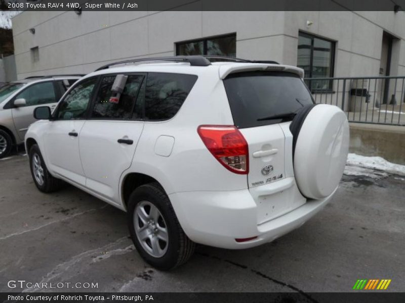 Super White / Ash 2008 Toyota RAV4 4WD