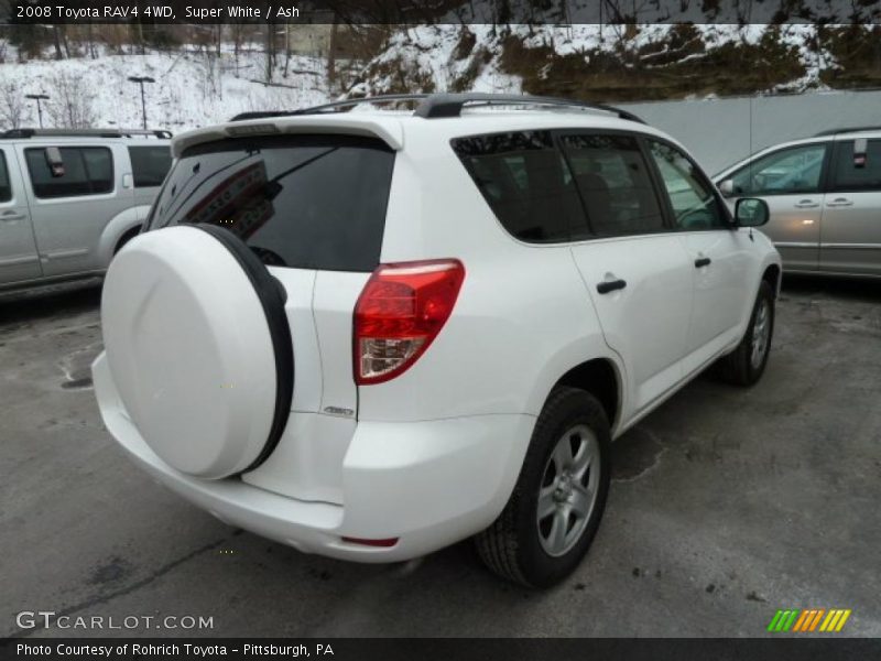 Super White / Ash 2008 Toyota RAV4 4WD
