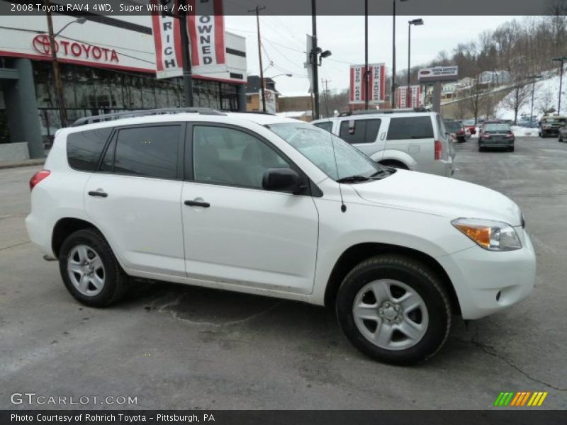 Super White / Ash 2008 Toyota RAV4 4WD