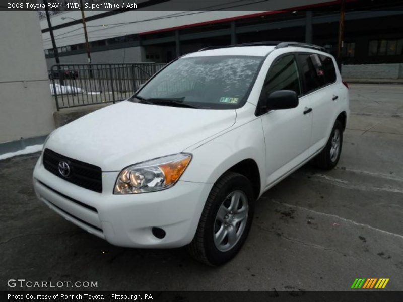 Super White / Ash 2008 Toyota RAV4 4WD