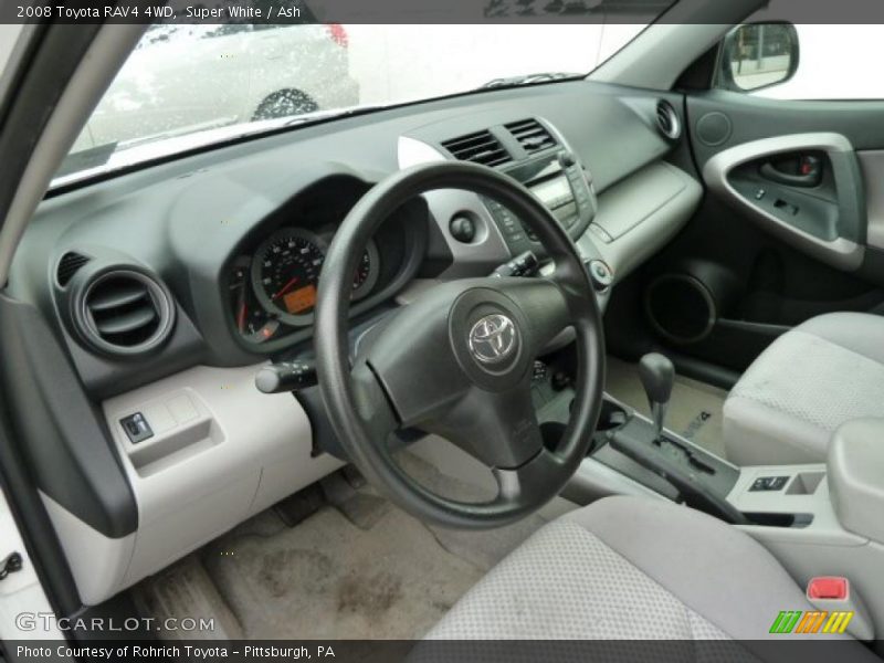 Super White / Ash 2008 Toyota RAV4 4WD